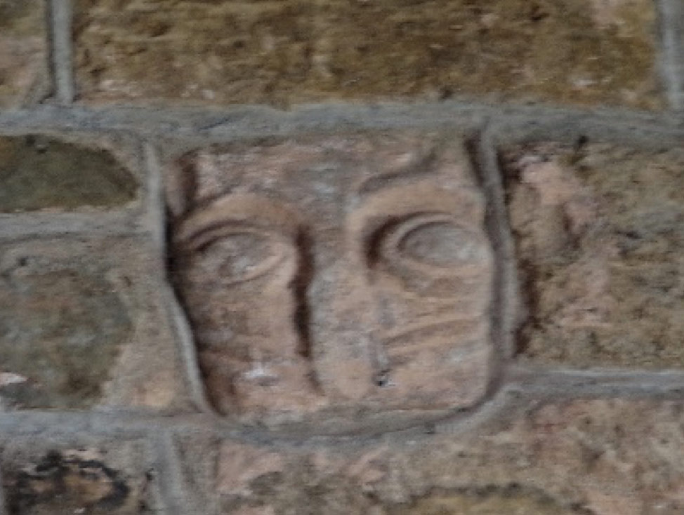 Hatherleigh Church Porch Carved Face
