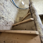 St Johns Church Hatherleigh - Restored Tower Steps